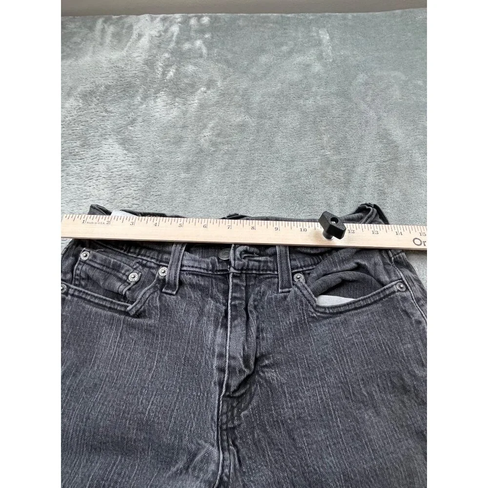 Levis 514 Mens Black 28x29.5 Straight Leg Jeans Skater Grunge Punk Emo Goth